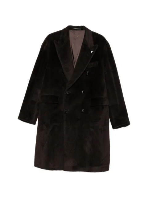 Tagliatore double-breasted peak-lapels coat