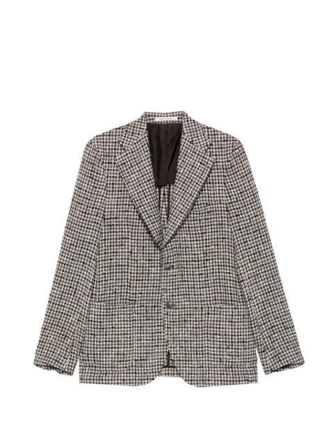 Tagliatore houndstooth single-breasted jacket