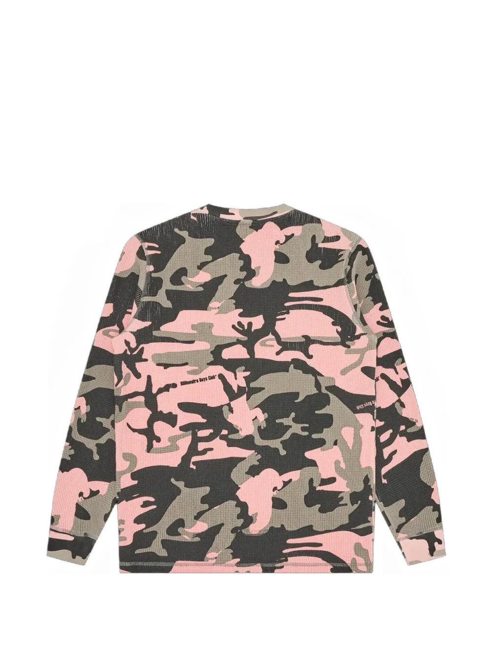 Billionaire Boys Club camouflage-print logo-print T-shirt Roze