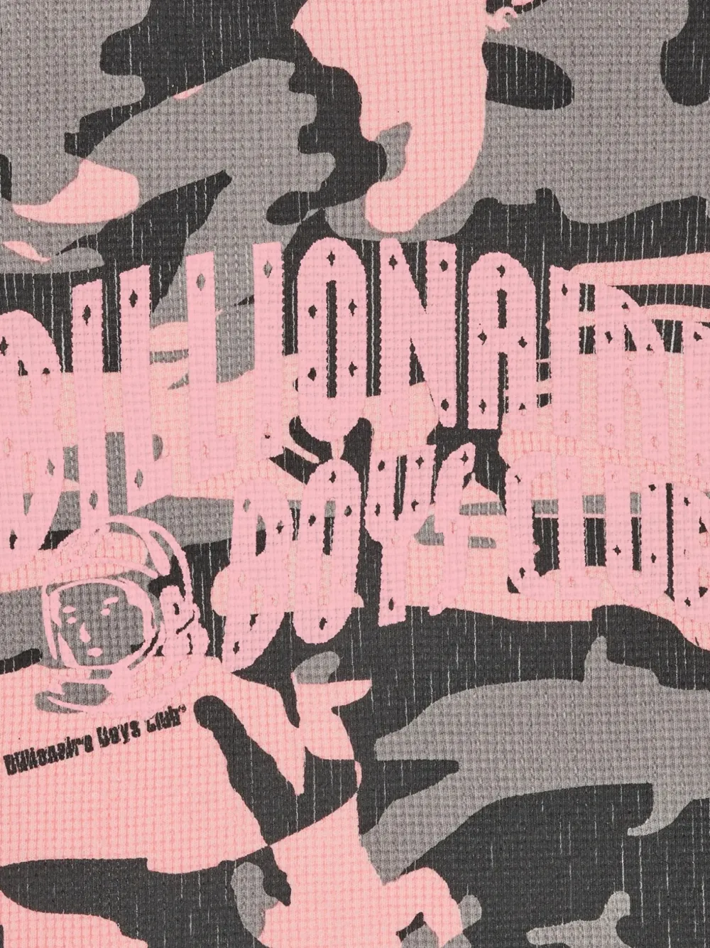 Billionaire Boys Club camouflage-print logo-print T-shirt Roze