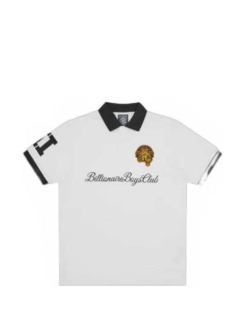 Billionaire Boys Club logo-embroidered contrast-collar polo shirt