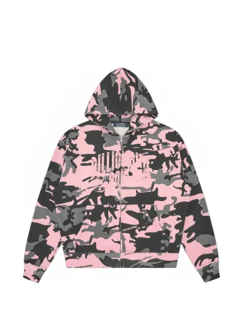 Billionaire Boys Club camouflage-print zip-up hoodie