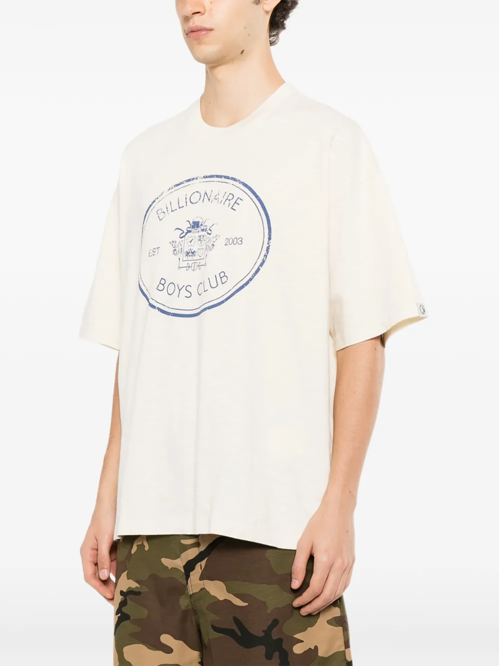 Billionaire Boys Club graphic-print T-shirt Beige