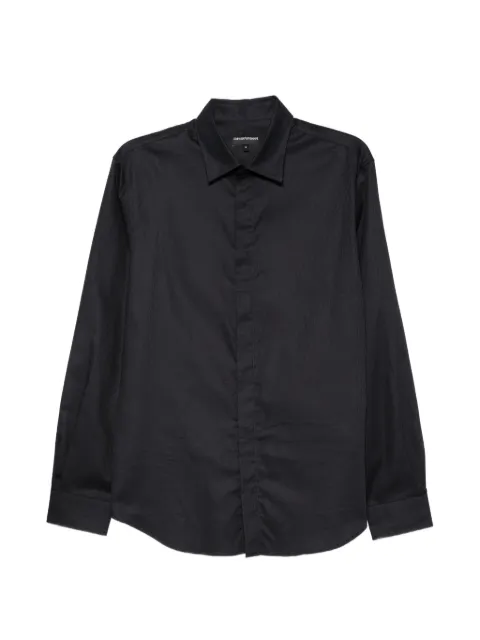 Emporio Armani monogram-jacquard shirt