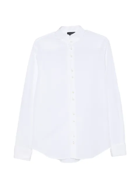 Emporio Armani mandarin-collar long-sleeve shirt