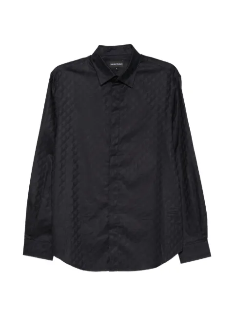 Emporio Armani jacquard-logo shirt
