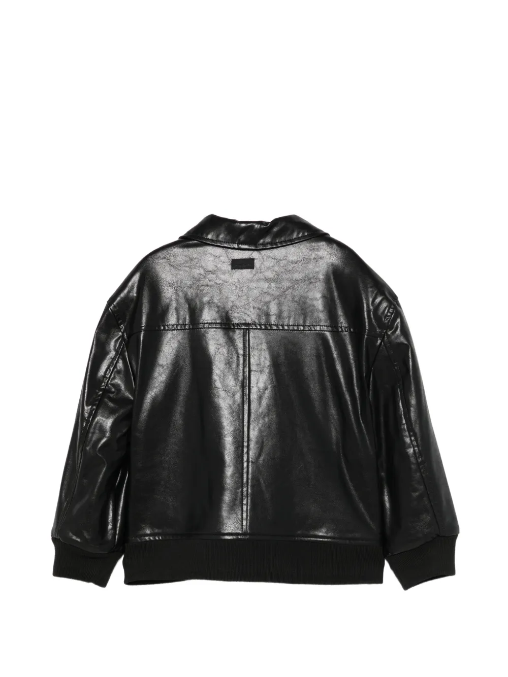 Paolo Pecora Kids zip-up bomber jacket Zwart