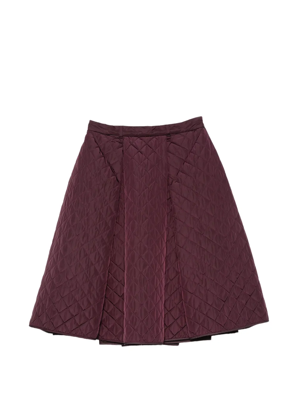 Jean Paul Gaultier Pre-Owned 1990s gesteppter Faltenrock - Violett
