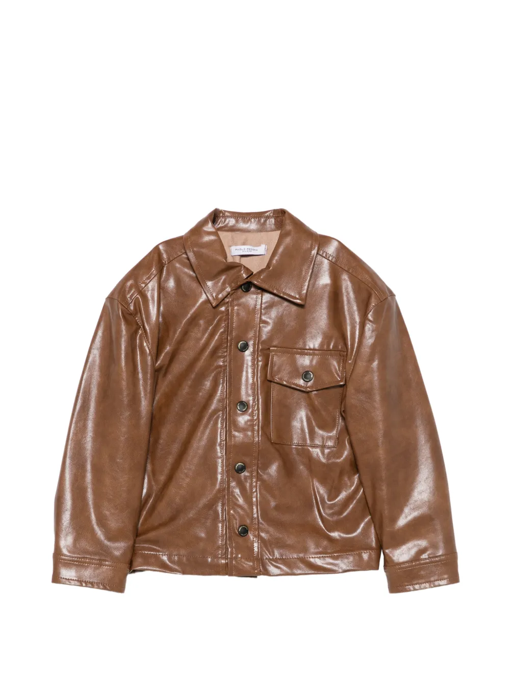 Paolo Pecora Kids button-up jacket - Marrone