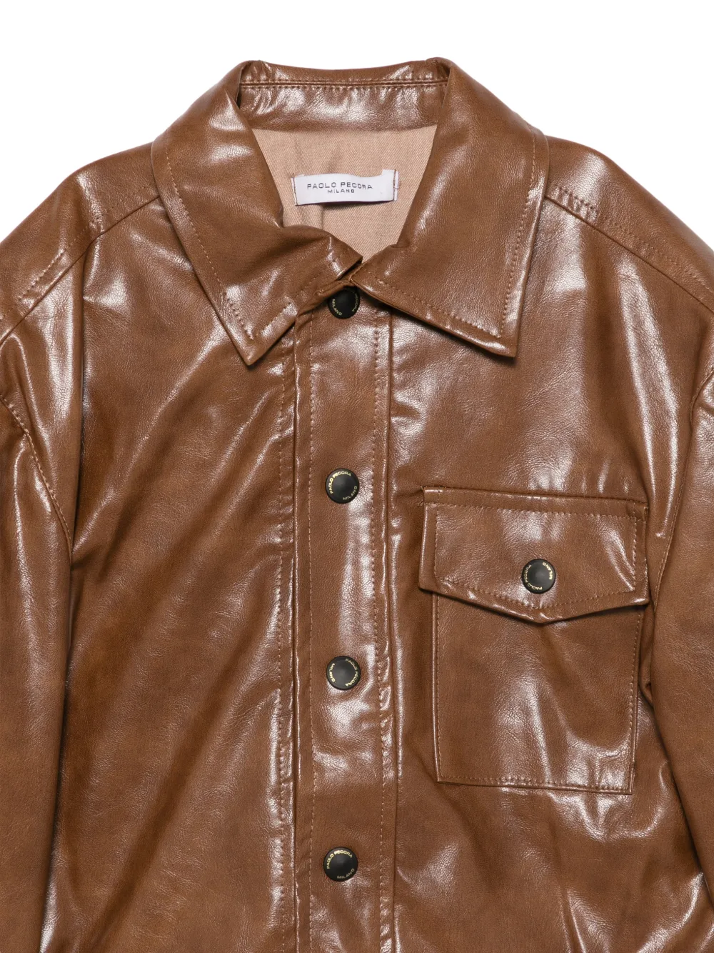 Paolo Pecora Kids button-up jacket Bruin