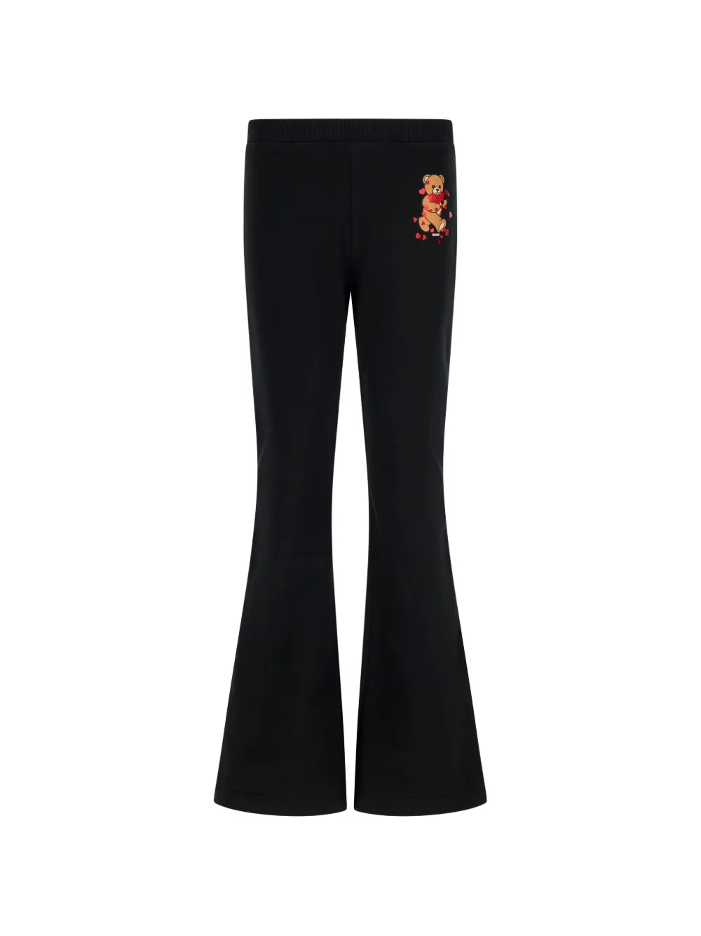 Moschino Kids Teddy Bear cotton sweatpants - Nero