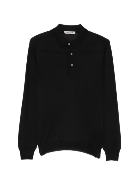 Fileria button-up collar polo shirt