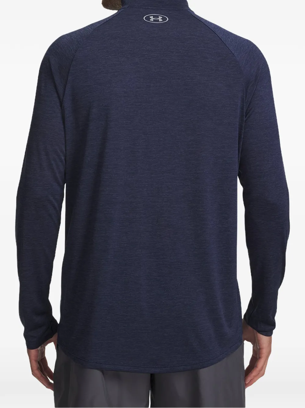 Under Armour Tech poloshirt met halve rits en lange mouwen Blauw