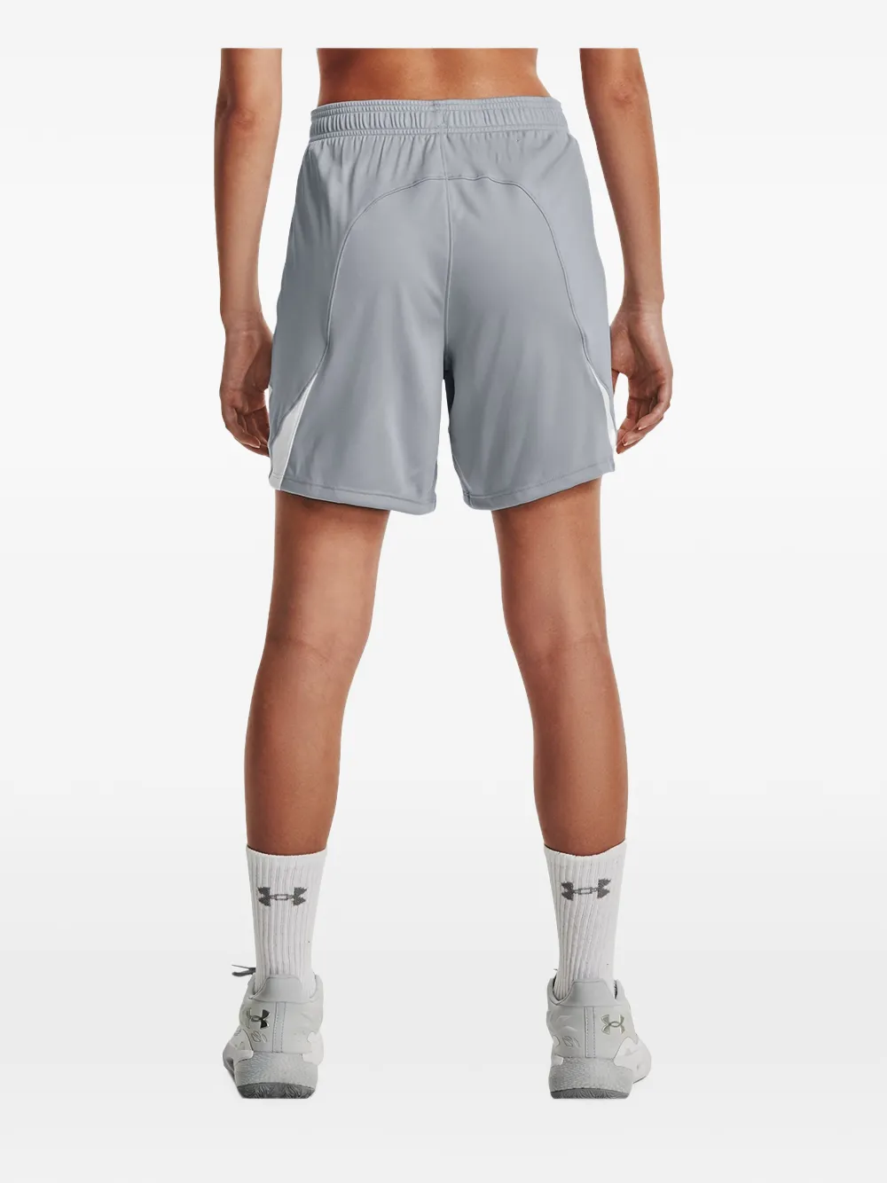 Under Armour Baseline shorts met logo-print Grijs