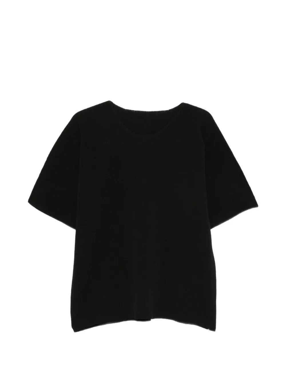 Homme Plissé Issey Miyake round-neck short-sleeve T-shirt - Nero