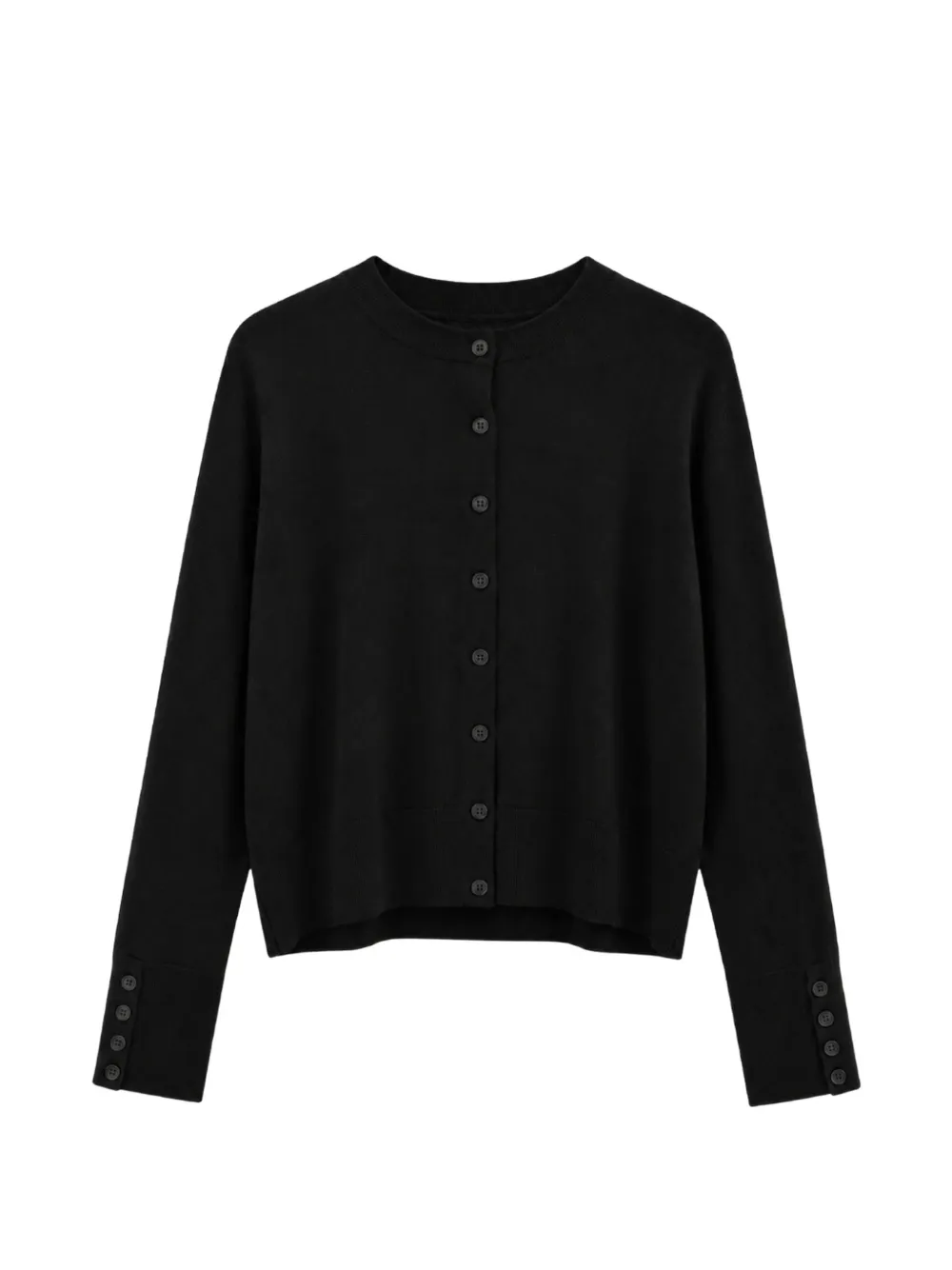 Yigal Azrouel cardigan Essential à col rond - Noir Yigal Azrouel cardigan Essential à col rond - Noir