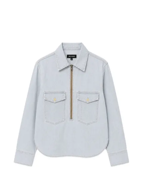 Yigal Azrouel Rose zip-up denim shirt