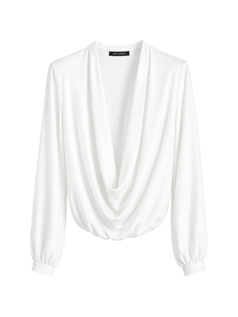 Yigal Azrouel Blusa Victoria drappeggiata - Bianco