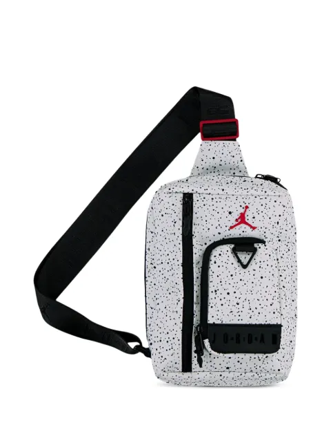 Jordan speckle-print messenger bag