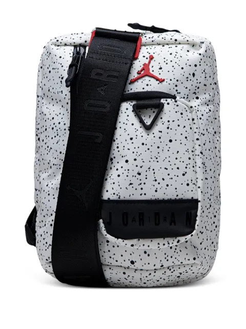 Jordan speckle-print messenger bag