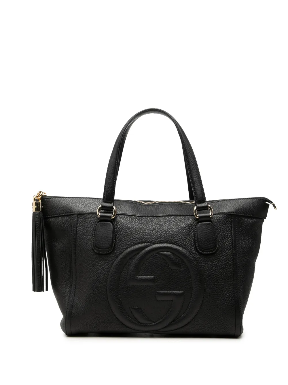 Gucci Pre-Owned 2000-2015 Small Leather Soho Working tote bag - Nero