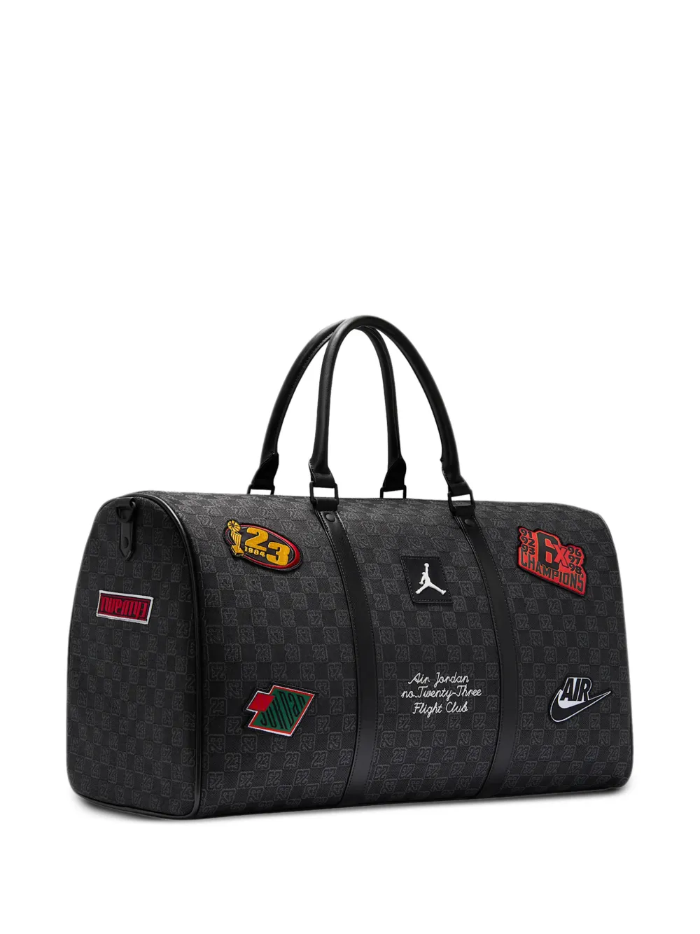 Jordan 40 L reistas verfraaid met patch Zwart