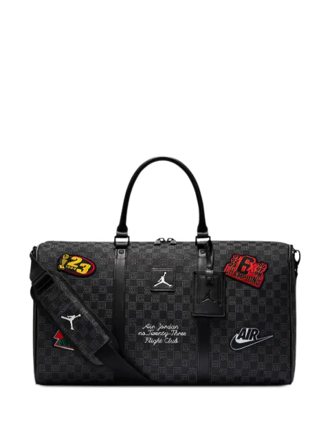 Jordan 40L patch-embellished holdall