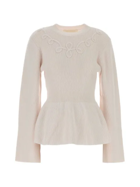 DESTREE Rosa peplum-hem sweater