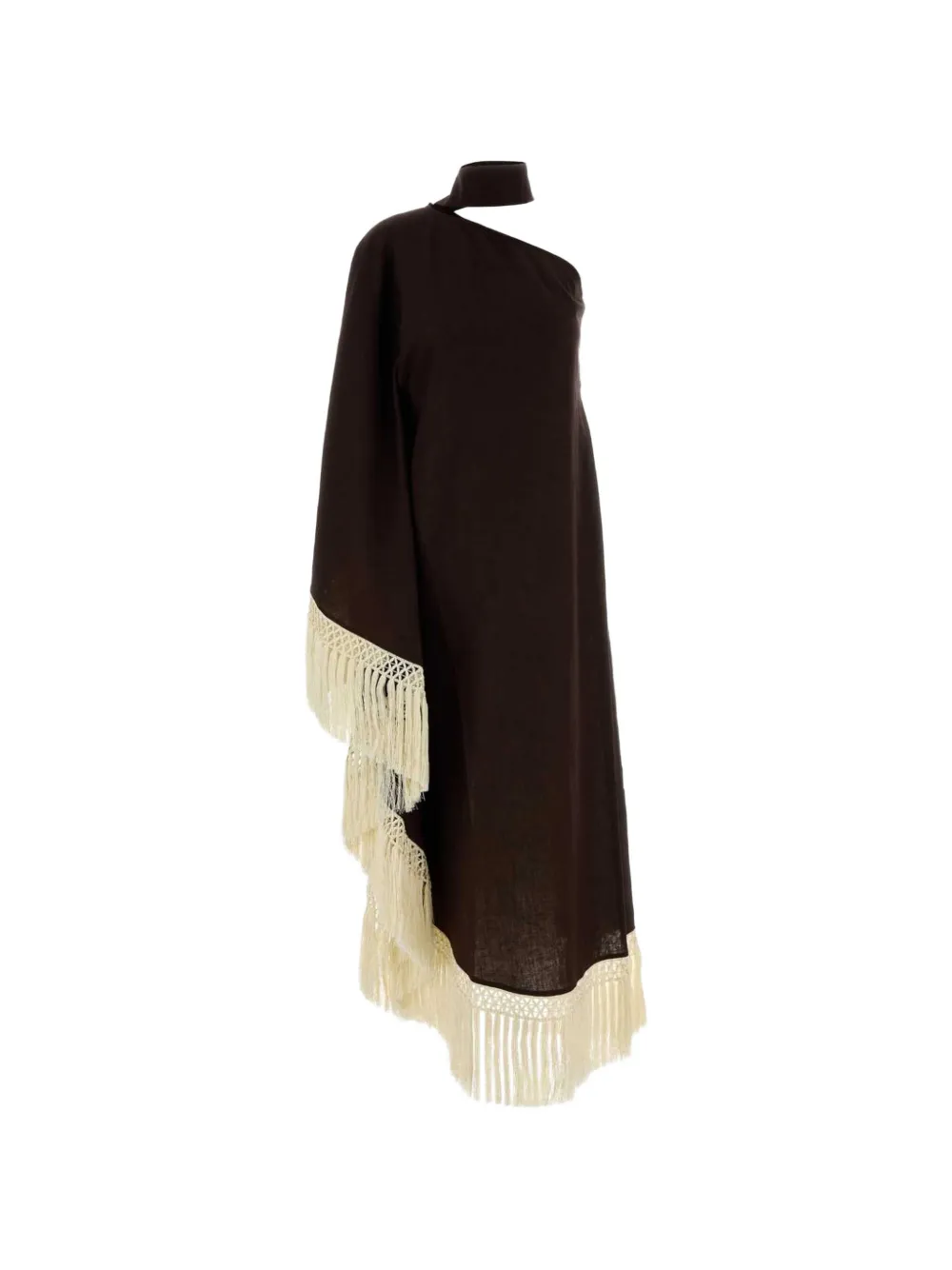 Taller Marmo Andres fringe-trimmed asymmetric dress