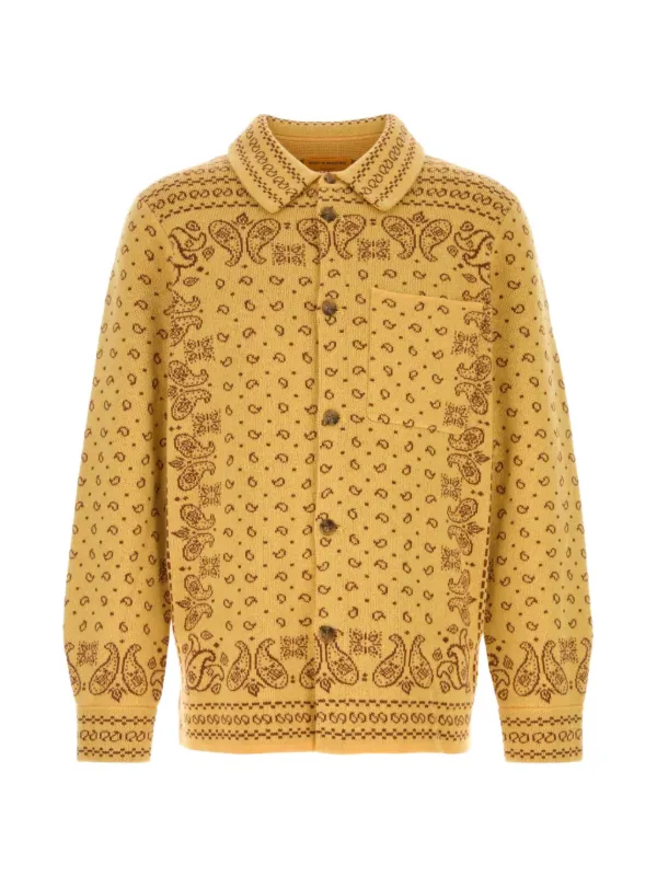 Guest In Residence Wild Rag Shirt in Yellow