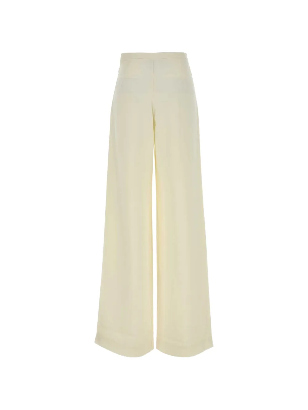 Taller Marmo Marlene broek met wijde pijpen Beige