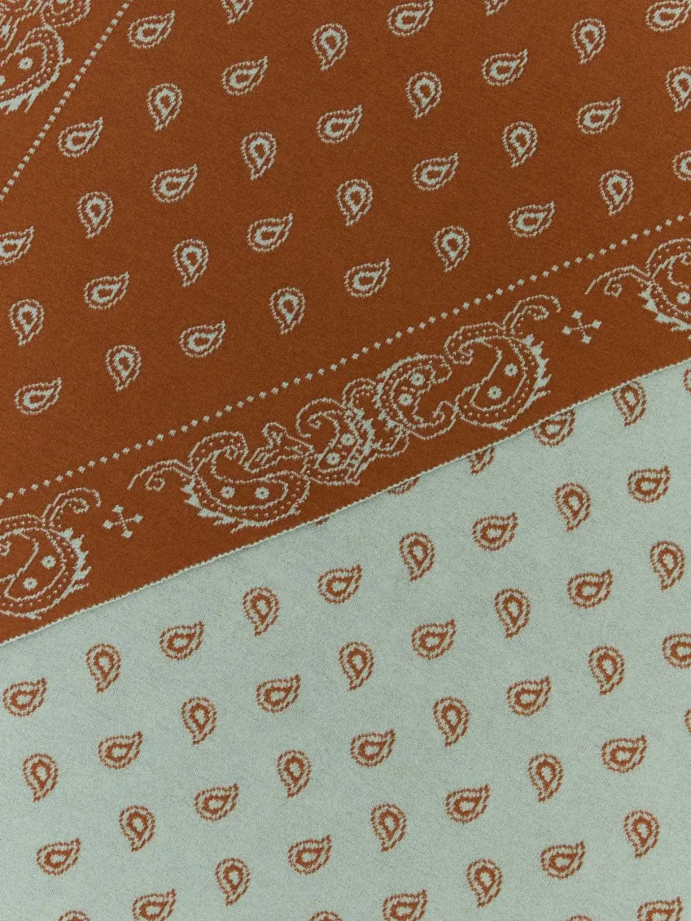 Guest In Residence Paisley-embroidered Scarf in Brown, view 2