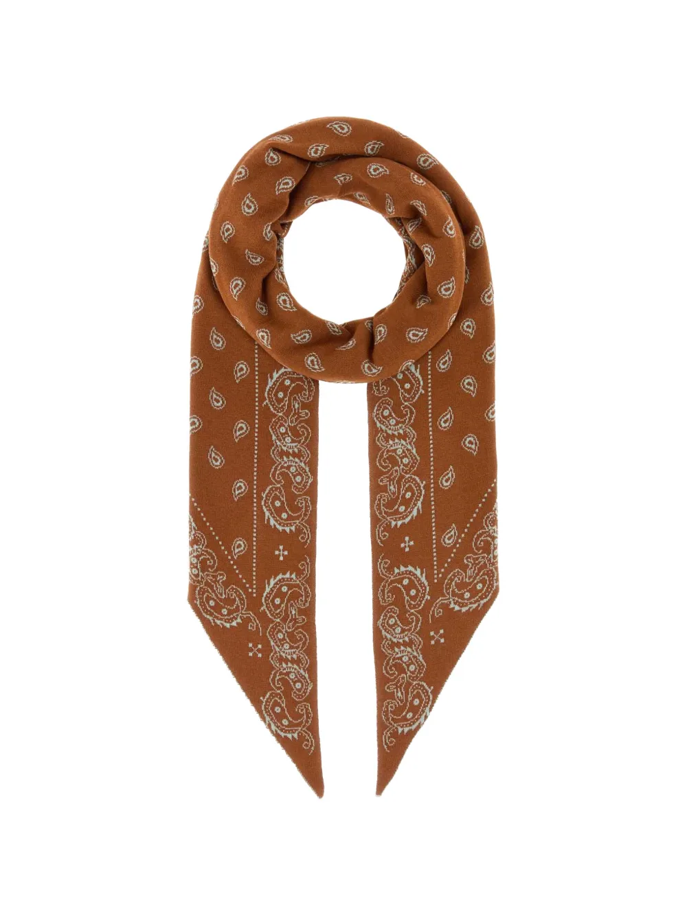 Guest In Residence paisley-embroidered scarf