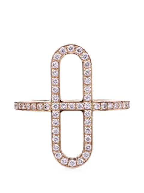 Hermès Pre-Owned Ever Chaine d'Ancre diamond ring
