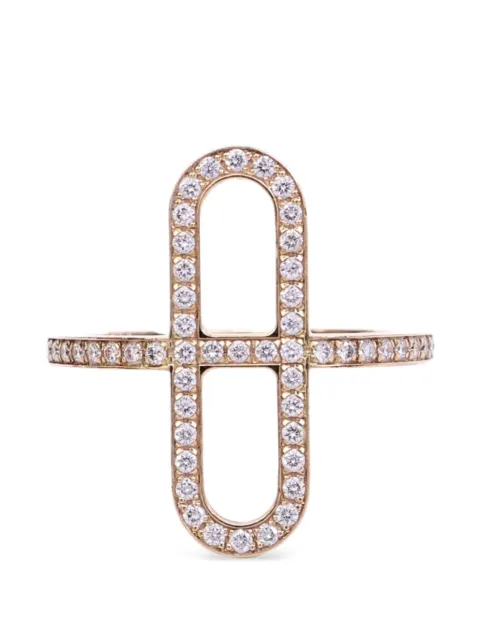 Hermès Pre-Owned Ever Chaine d'Ancre diamond ring