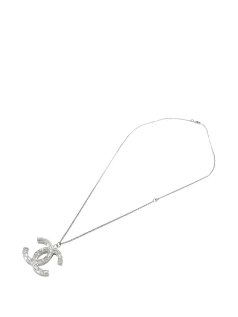 CHANEL Pre-Owned Halskette mit Kristallen