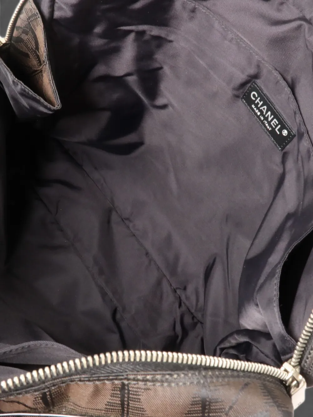 CHANEL Pre-Owned CC laptoptas met draaislot Zwart
