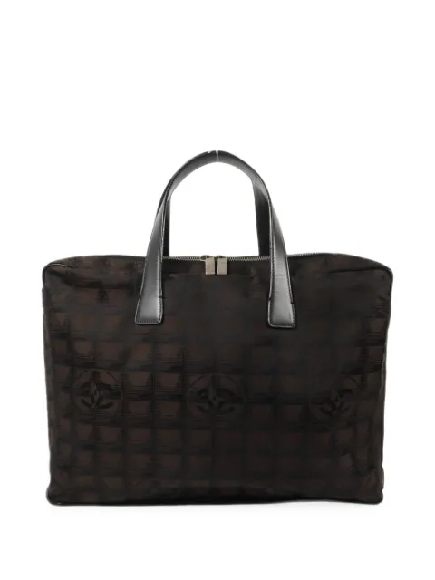 CHANEL Pre-Owned CC turn-lock laptop bag