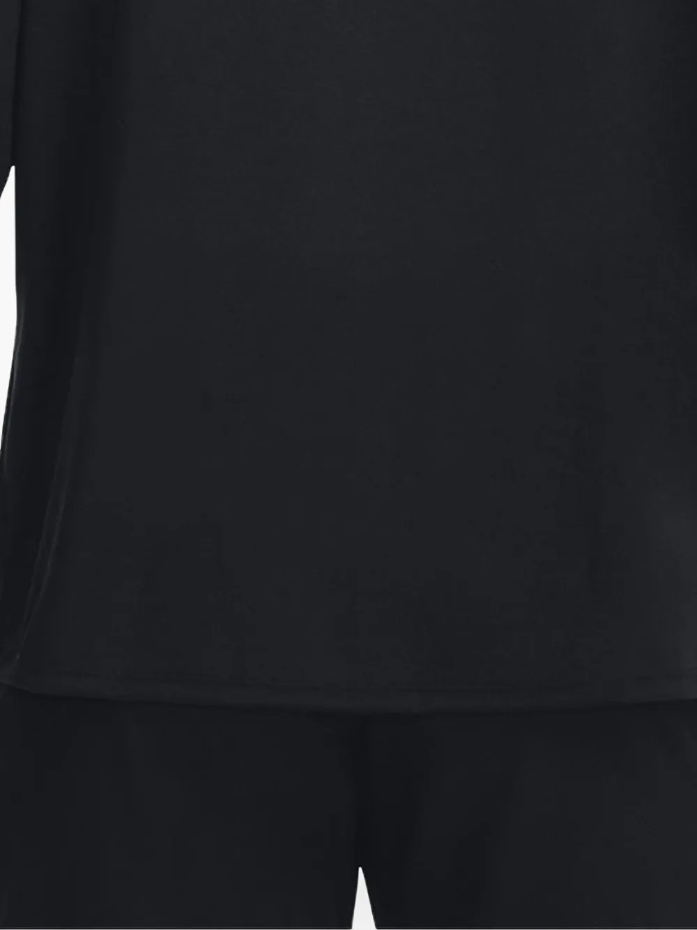 Under Armour Tech Team T-shirt met kwartrits Zwart