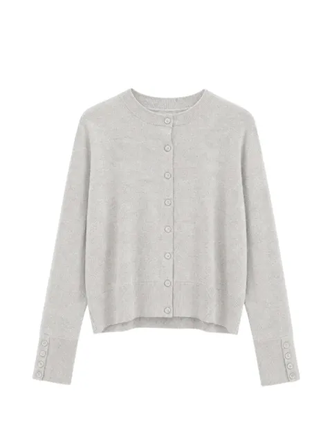 Yigal Azrouel button-cuff crew-neck cardigan