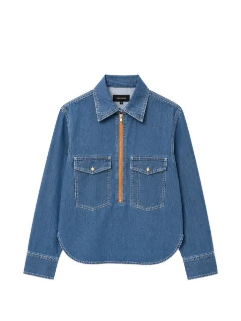 Yigal Azrouel Rose zip-up denim shirt