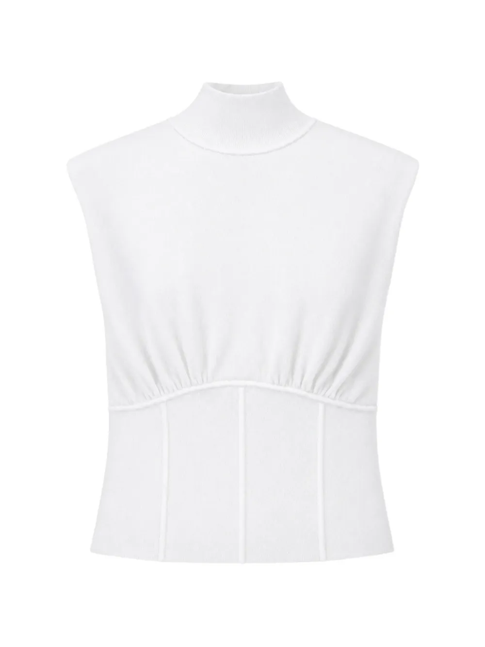 Yigal Azrouel gilet Soho à détails de coutures - Blanc Yigal Azrouel gilet Soho à détails de coutures - Blanc