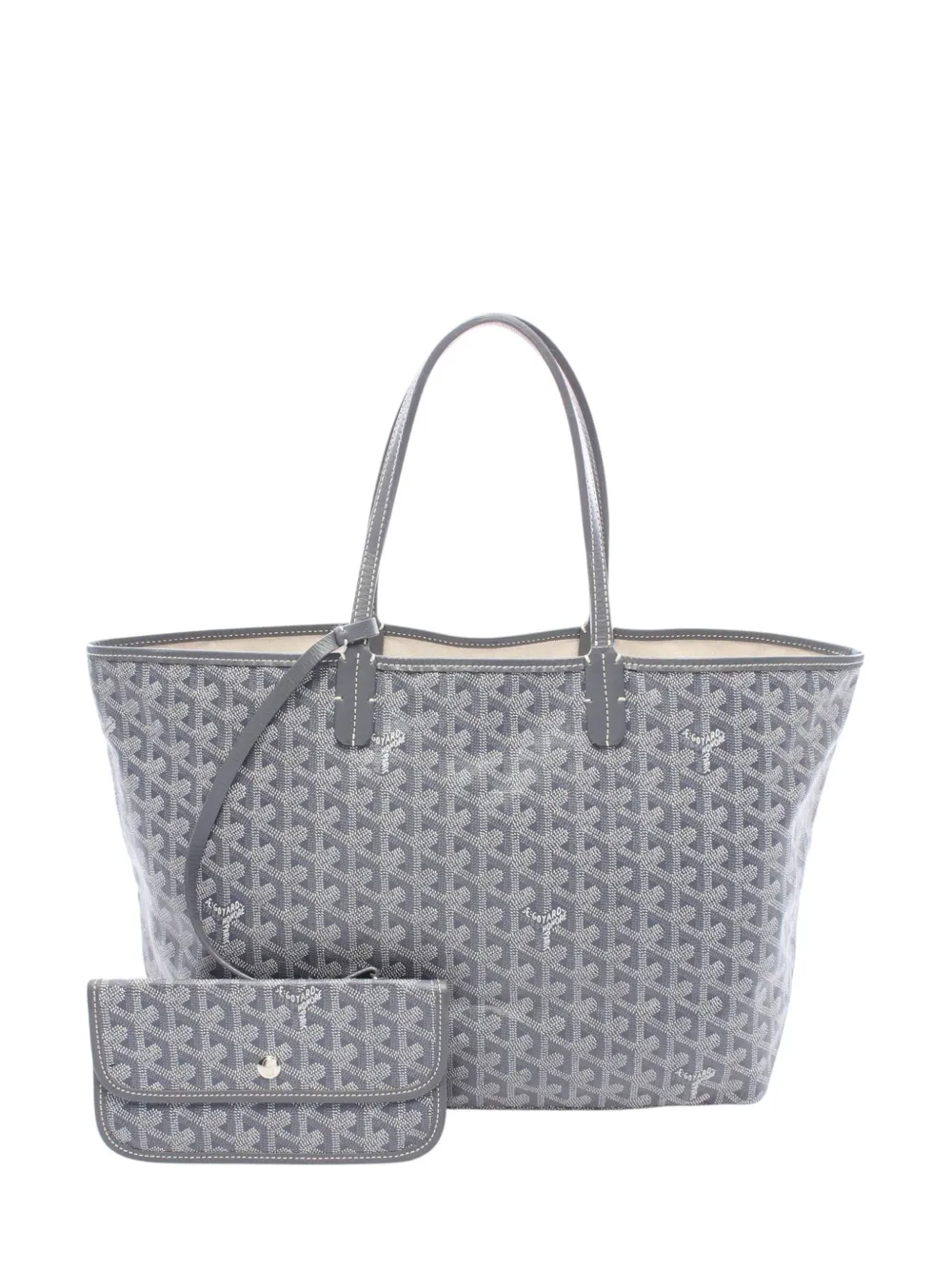 Goyard Pre-Owned cabas Saint Louis PM en toile Goyardine (2010-2026) - Gris