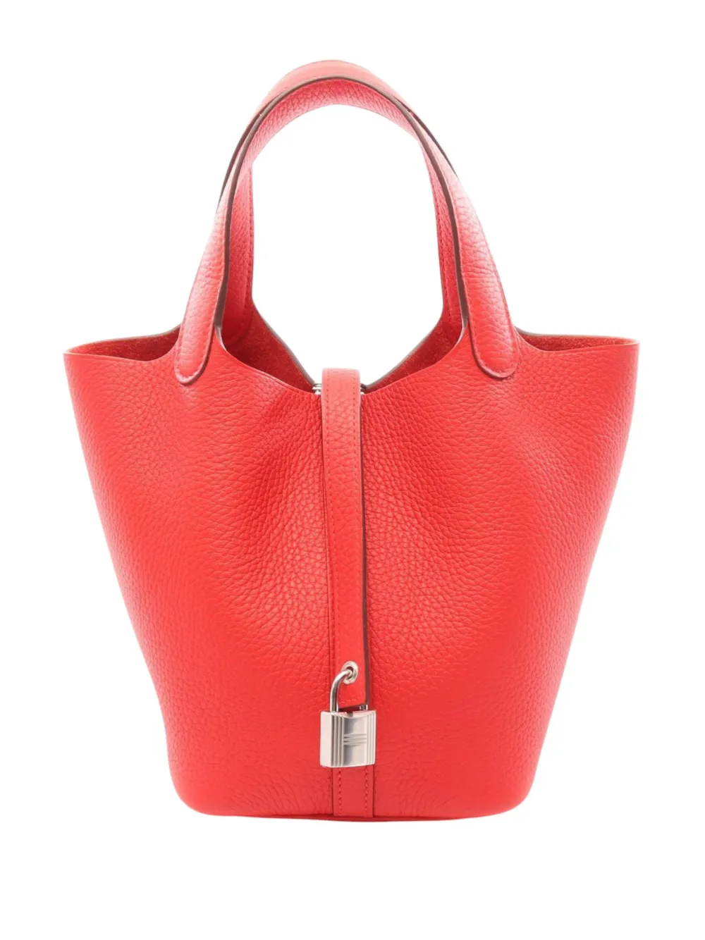 Hermès Pre-Owned sac à main Clémence Picotin Lock 18 -2026) - Rouge Hermès Pre-Owned sac à main Clémence Picotin Lock 18 -2026) - Rouge