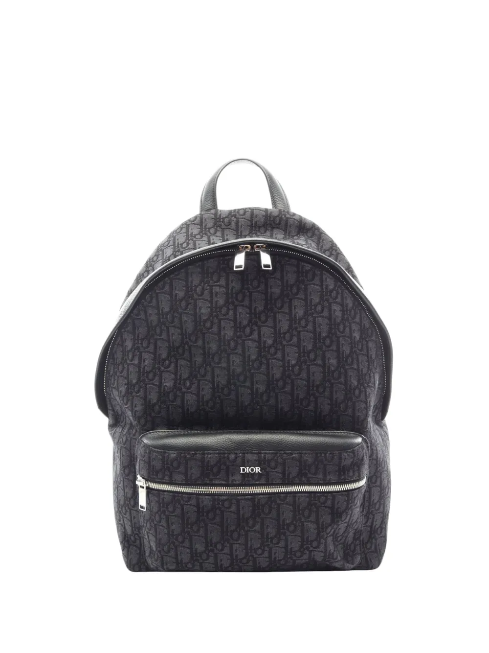 Christian Dior Pre-Owned sac à dos Rider en toile à motif Oblique (2010-2026) - Noir Christian Dior Pre-Owned sac à dos Rider en toile à motif Oblique (2010-2026) - Noir