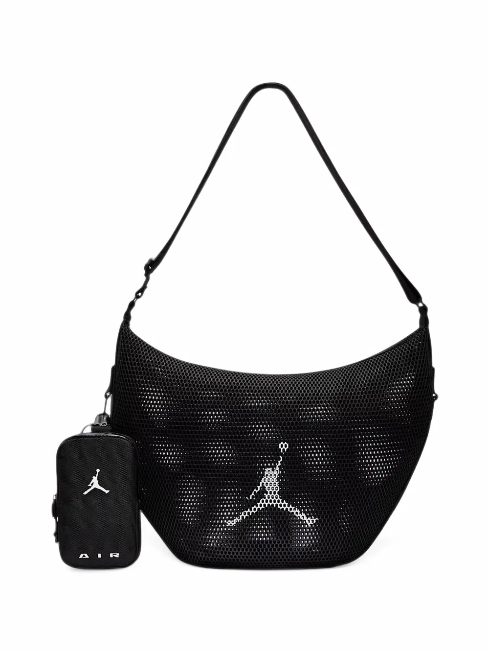 Jordan 0 48 L schoudertas met logo-print Zwart