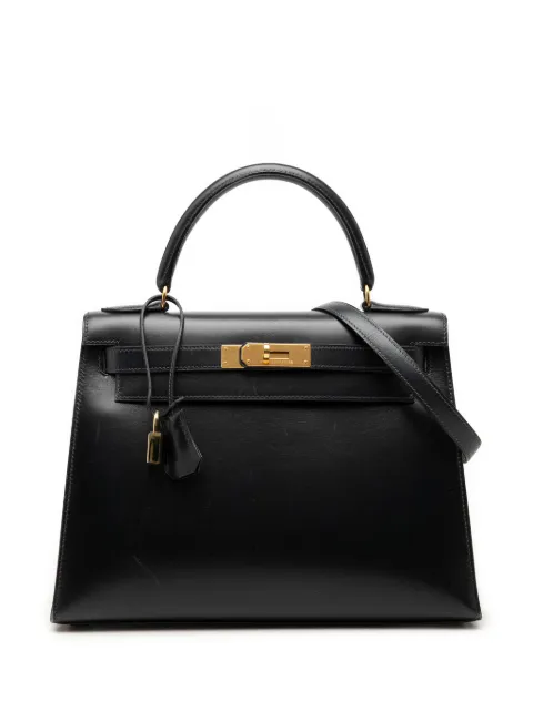 Hermès Pre-Owned شنطة 'بوكس كالف كيلي سيلييه 28' بحمالة كتف 1993