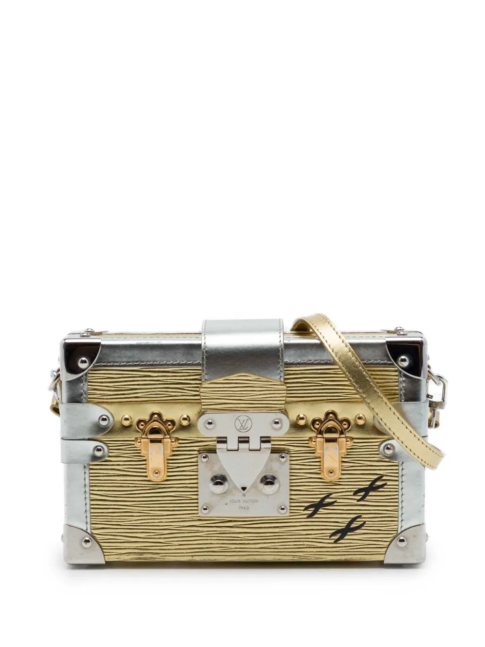 Louis Vuitton Pre-Owned 2016 Epi Petite Malle crossbody bag - Oro