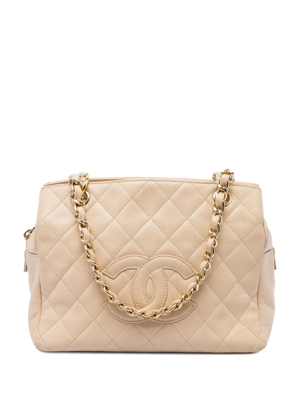 CHANEL Pre-Owned 2009-2010 Petite Caviar Timeless tote bag - Marrone
