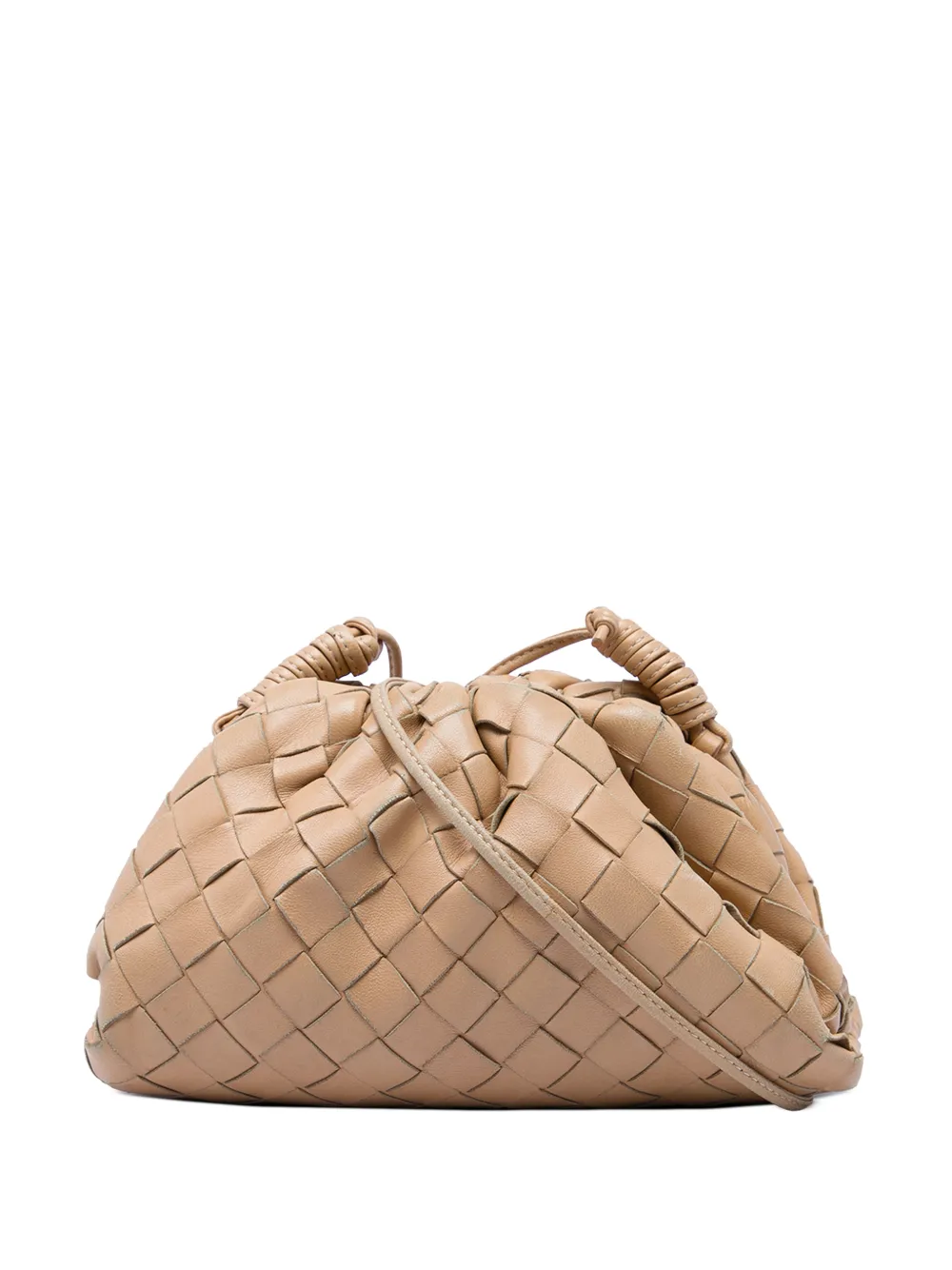 Bottega Veneta Pre-Owned 2012-2026 Nappa Intrecciato The Mini Pouch crossbody bag - Braun